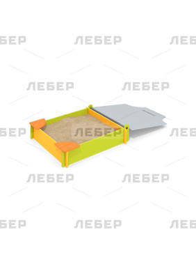 Песочница малая с крышкой