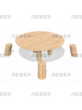 Столик с пеньками детский
