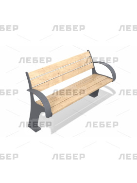 Диван парковый ЛГДП-136