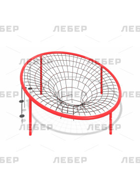 Канатная конструкция "Баухаус"