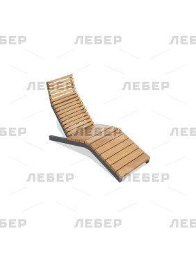 Лежак парковый