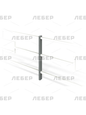 Столб для газонного ограждения